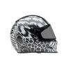Casque moto Bell Eliminator Carbon Édition Limitée Death Spray - Noir Blanc