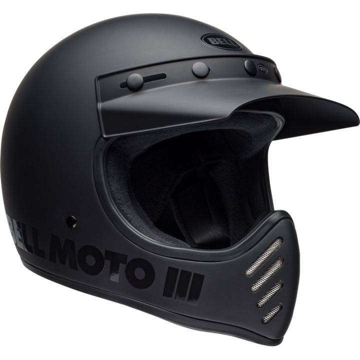 Casque moto Bell moto -3 Classic Blackout - Noir