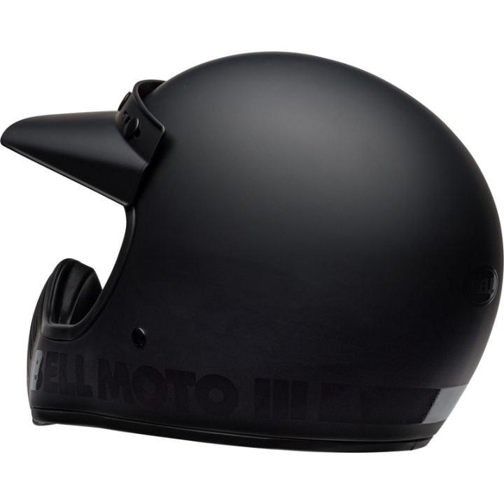 Casque moto Bell moto -3 Classic Blackout - Noir