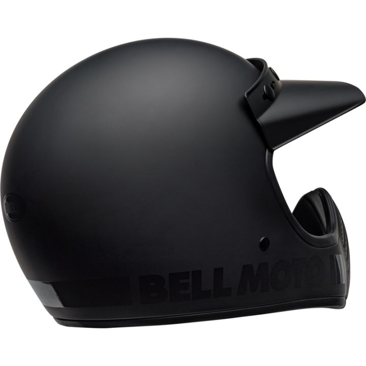 Casque moto Bell moto -3 Classic Blackout - Noir