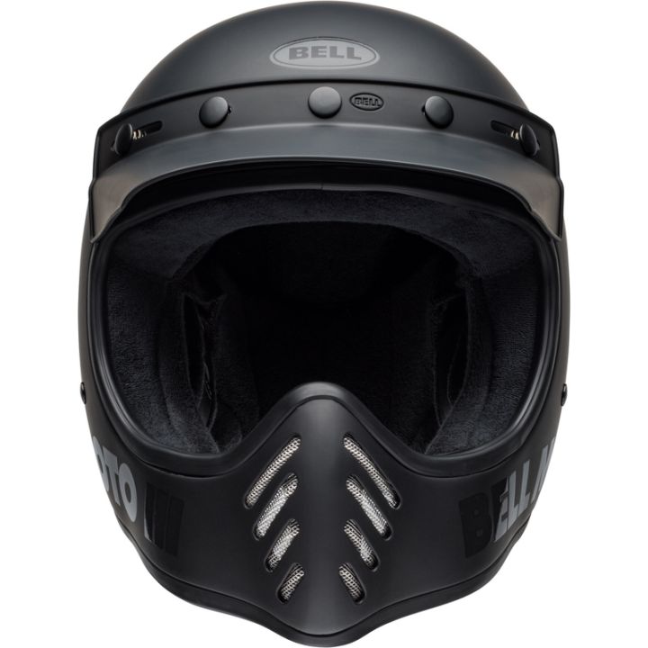 Casque moto Bell moto -3 Classic Blackout - Noir