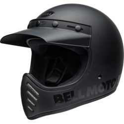 Casque moto Bell moto -3 Classic Blackout - Noir