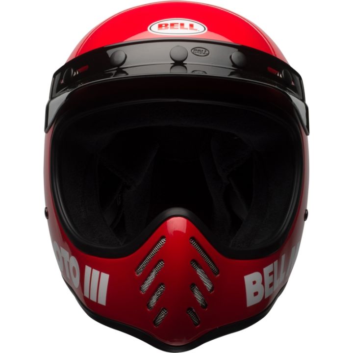 Casque moto Bell moto -3 - Rouge