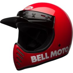 Casque moto Bell moto -3 - Rouge