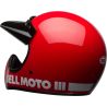 Casque moto Bell moto -3 - Rouge