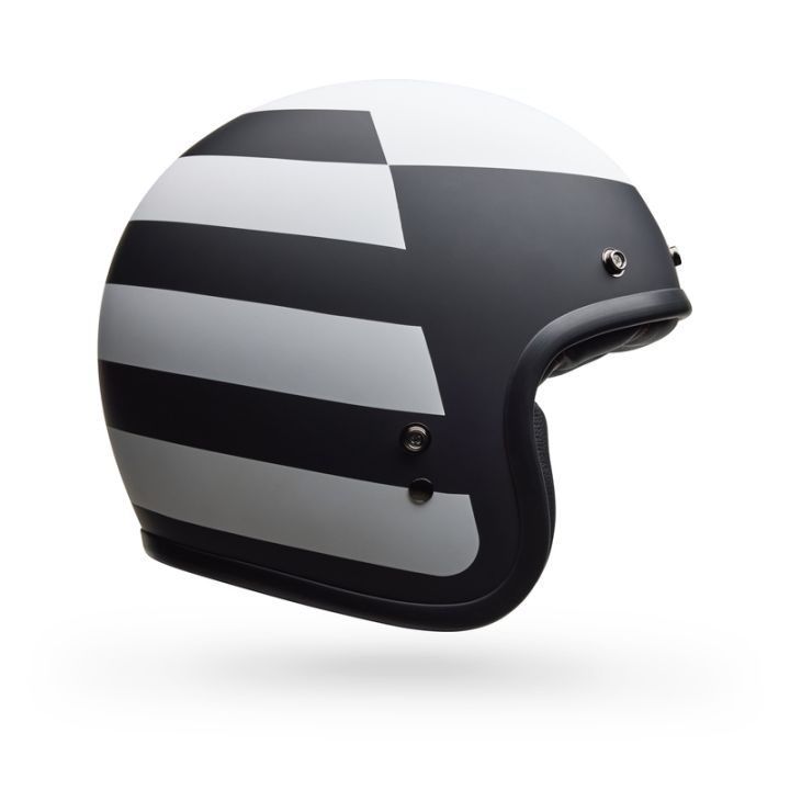Casque jet Bell Custom 500 Parlor - Noir Blanc