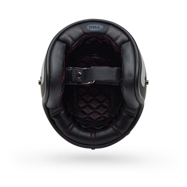 Casque jet Bell Custom 500 Parlor - Noir Blanc
