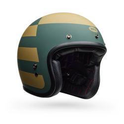 Casque jet Bell Custom 500 Parlor - Bleu Or