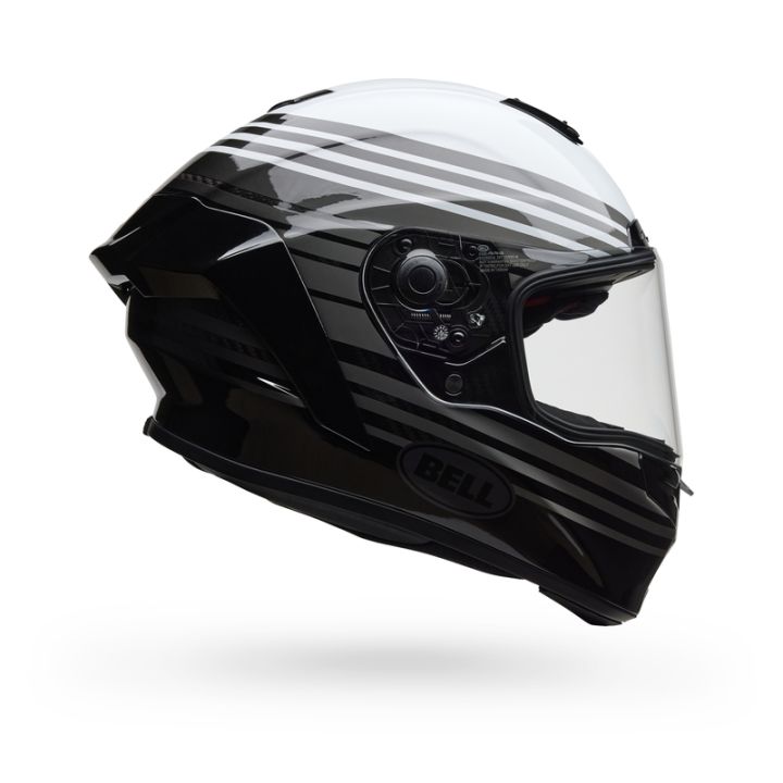 Casque moto Bell Race Star DLX - Blanc Noir