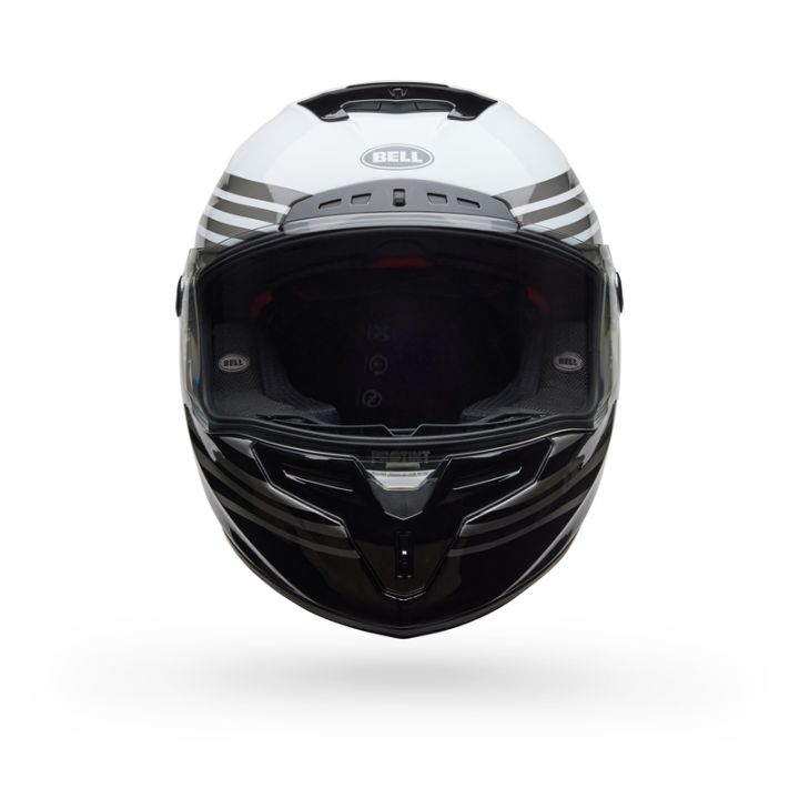 Casque moto Bell Race Star DLX - Blanc Noir