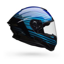 Casque moto Bell Race Star DLX - Bleu Noir 2