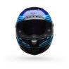 Casque moto Bell Race Star DLX - Bleu Noir