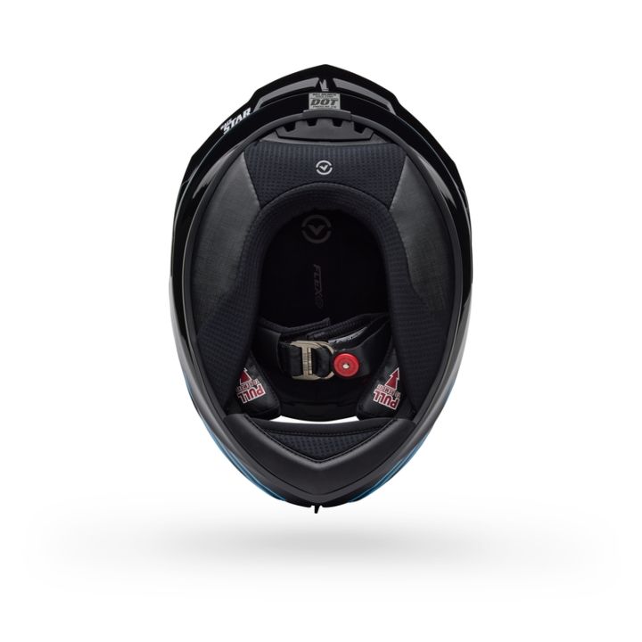 Casque moto Bell Race Star DLX - Bleu Noir