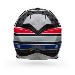 Casque cross Bell moto -10 Spherical Old Glory - Rouge Bleu 2