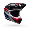 Casque cross Bell moto -10 Spherical Old Glory - Rouge Bleu