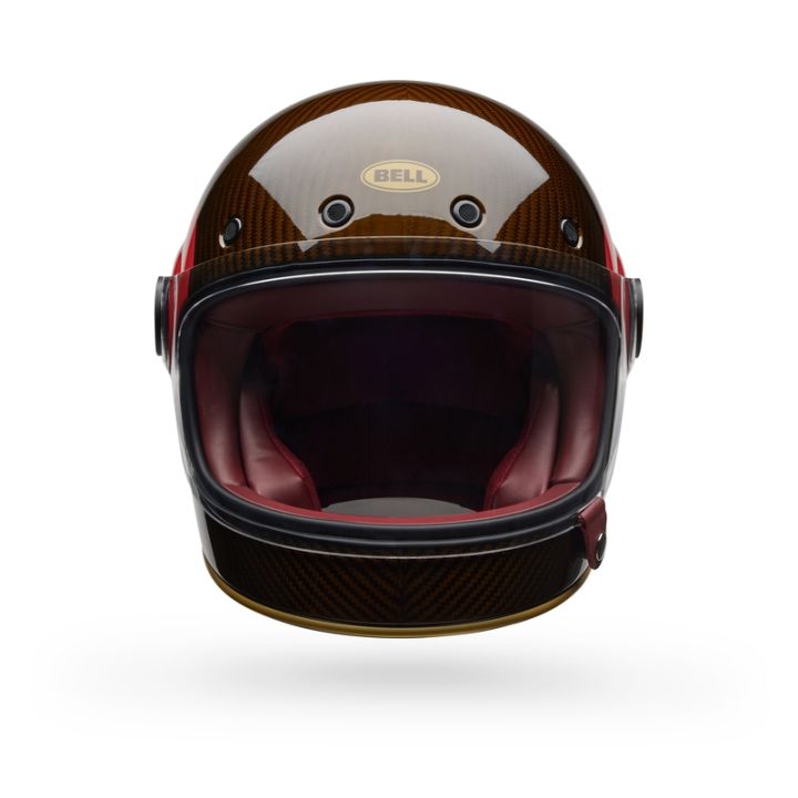 Casque moto Bell Bullit GT Carbon TT - Rouge Or