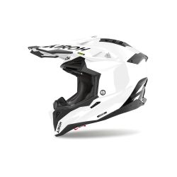 Casque moto cross Airoh 2026 Aviator 3 FIM Color - Blanc
