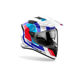 Casque moto adventure Airoh 2026 Bandit Horn - Blanc 2