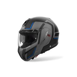 Casque moto modulable Airoh 2026 Mathisse II Genius - Bleu Rouge