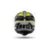 Casque moto cross AirohAviator 3 Monarch - Bleu Jaune