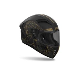 Casque moto AirohConnor Titan - Noir Or 2