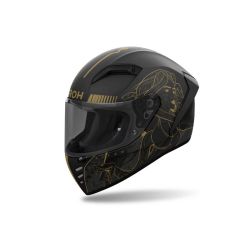 Casque moto AirohConnor Titan - Noir Or