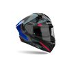 Casque moto AirohMatryx Rocket - Bleu Rouge