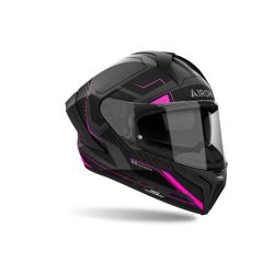 Casque moto AirohMatryx Rocket - Rose 2