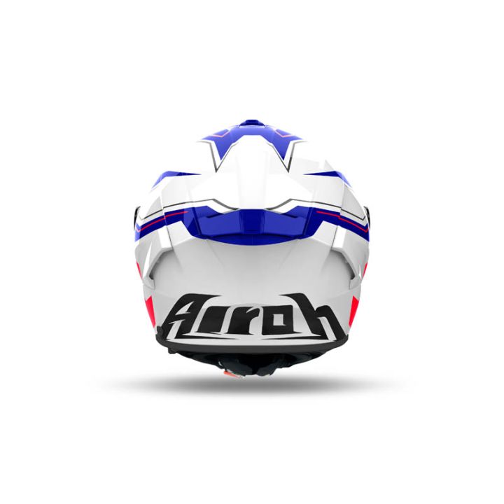 Casque moto AirohSpark 2 Dart - Bleu Rouge
