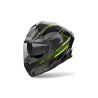 Casque moto AirohSpark 2 Shadow - Jaune