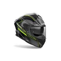 Casque moto AirohSpark 2 Shadow - Jaune 2
