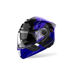 Casque moto modulable AirohSpecktre Groove - Bleu