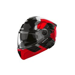 Casque moto modulable AirohSpecktre Groove - Rouge