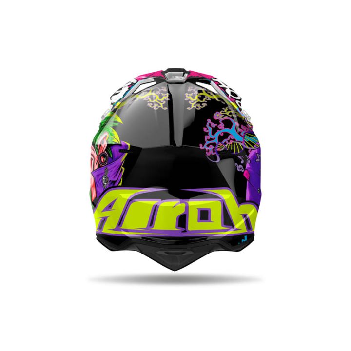 Casque moto cross AirohWraaap Music