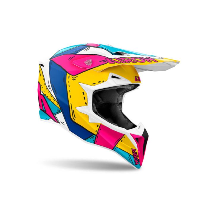 Casque moto cross AirohWraaap - Paint
