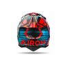 Casque moto cross AirohWraaap Cyber - Orange