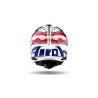 Casque moto cross AirohAviator 3 Hima - Rouge Bleu