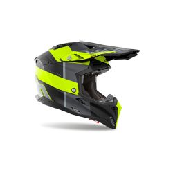 Casque moto cross AirohAviator 3 Monarch - Jaune 2