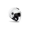 Casque moto jet AirohHelyos Color - Blanc