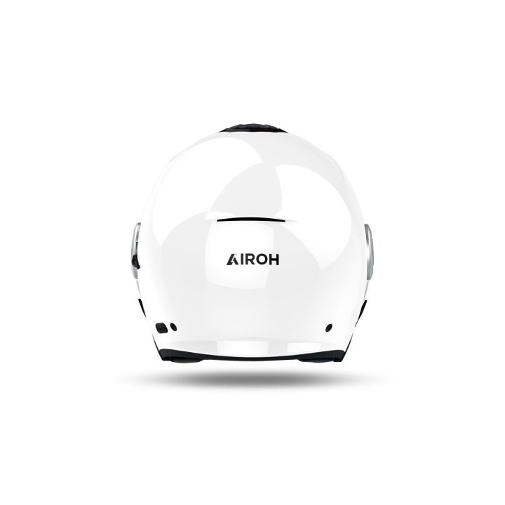 Casque moto jet AirohHelyos Color - Blanc