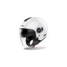 Casque moto jet AirohHelyos Color - Blanc