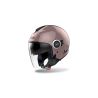 Casque moto jet AirohHelyos Color - Rose