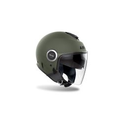Casque moto jet AirohHelyos Color - Vert 2