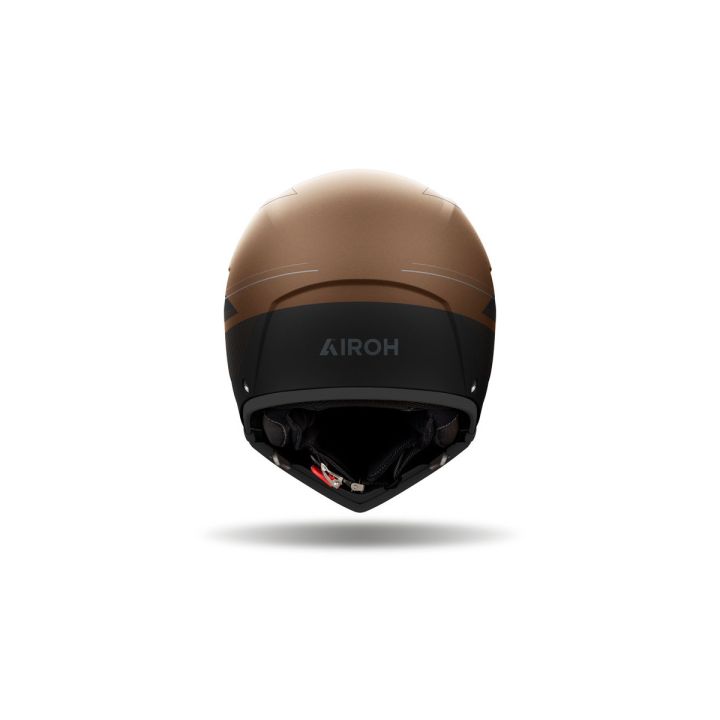 Casque moto modulable AirohJ 110 Slim - Bronze Gris