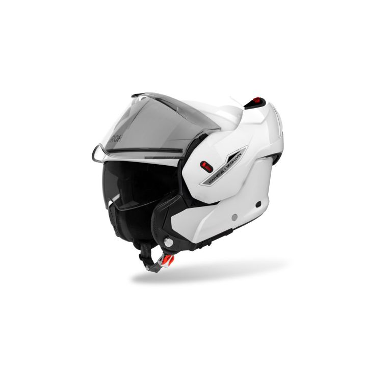 Casque moto modulable AirohMathisse II Color - Blanc