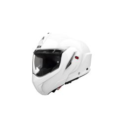 Casque moto modulable AirohMathisse II Color - Blanc