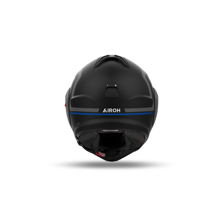 Casque moto modulable AirohMathisse II Genius - Bleu