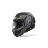 Casque moto modulable AirohMathisse II Genius - Jaune