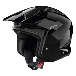 Casque moto jet AirohTRR II - Carbone