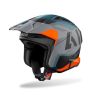 Casque moto jet AirohTRR II Jupiter - Orange